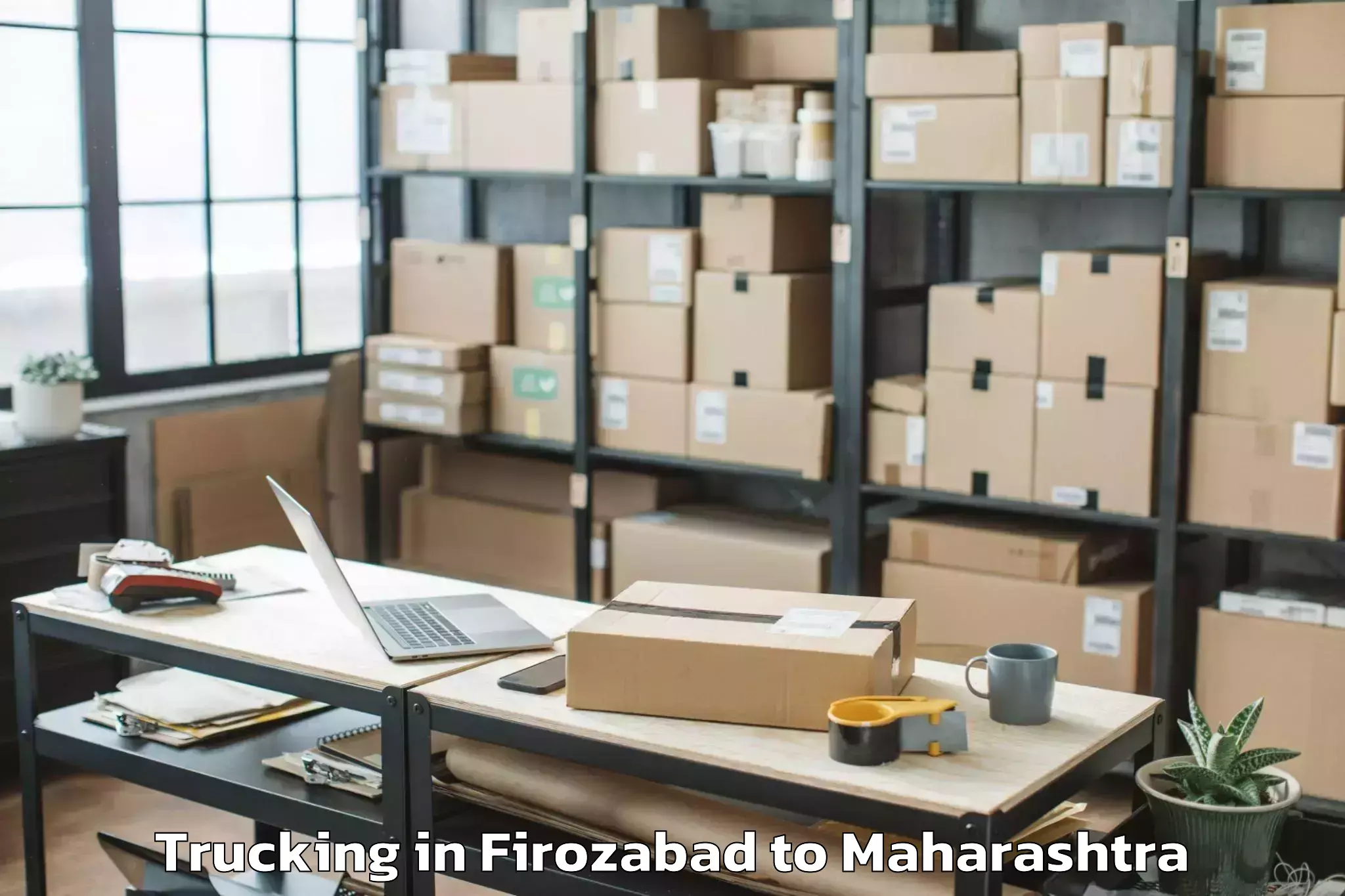 Reliable Firozabad to Maharashtra Animal And Fishery Trucking